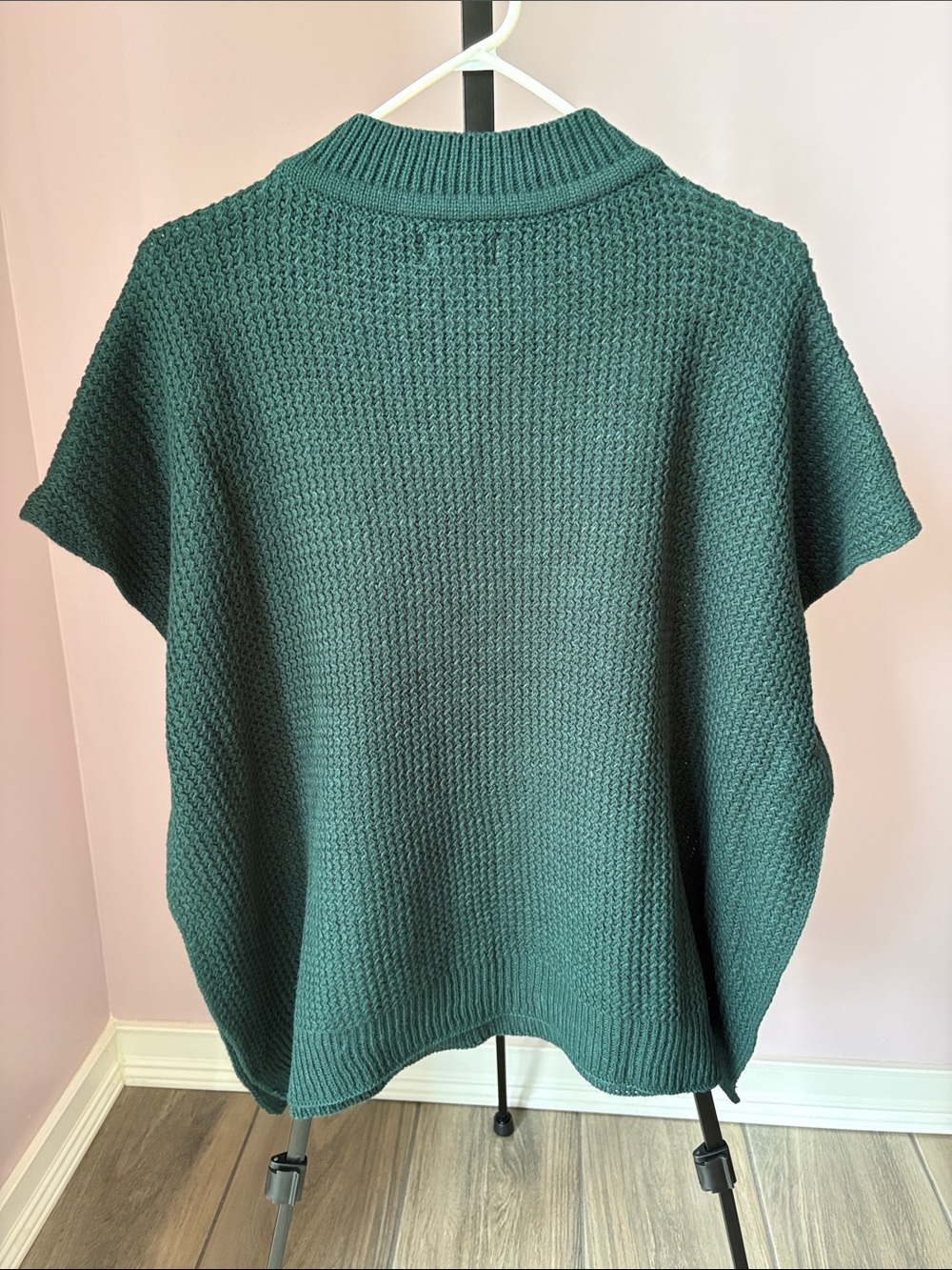 LOFT outlet Emereld Green Knit mockneck Sweater - Picture 2 of 3